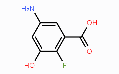 CAS No. 1025127-32-5, 5-amino-2-fluoro-3-hydroxybenzoic acid