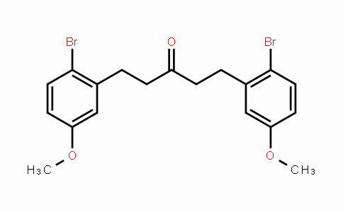 CAS No. 223137-71-1, 1,5-bis(2-bromo-5-methoxyphenyl)pentan-3-one