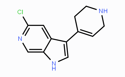 CAS No. 131084-47-4, 5-chloro-3-(1,2,3,6-tetrahydropyridin-4-yl)-1H-pyrrolo[2,3-c]pyridine