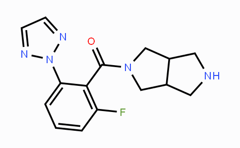 CAS No. 1293284-63-5, (2-fluoro-6-(2H-1,2,3-triazol-2-yl)phenyl)(hexahydropyrrolo[3,4-c]pyrrol-2(1H)-yl)methanone