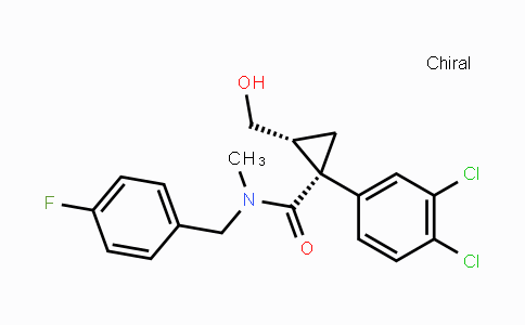 DY447635 | 846060-70-6 | (1S,2R)-N-(4-fluorobenzyl)-1-(3,4-dichlorophenyl)-2-(hydroxymethyl)-N-methylcyclopropanecarboxamide