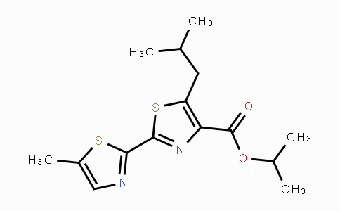 CAS No. 960527-34-8, isopropyl 5-isobutyl-5'-methyl-2,2'-bithiazole-4-carboxylate