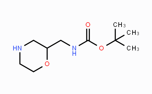 CAS No. 173341-02-1, tert-butyl morpholin-2-ylmethylcarbamate