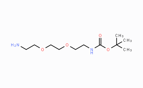 CAS No. 153086-78-3, tert-butyl 2-(2-(2-aminoethoxy)ethoxy)ethylcarbamate