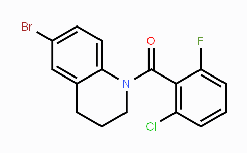 CAS No. 1532517-45-5, (6-bromo-3,4-dihydroquinolin-1(2H)-yl)(2-chloro-6-fluorophenyl)methanone