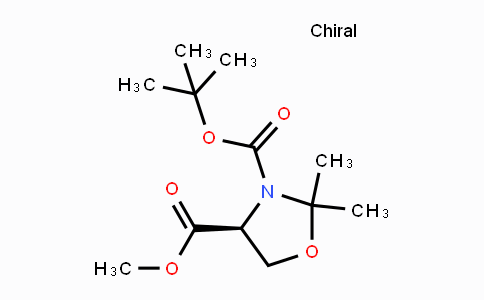CAS No. 108149-60-6, (S)-3-tert-butyl 4-methyl 2,2-dimethyloxazolidine-3,4-dicarboxylate