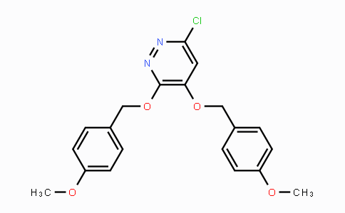 CAS No. 1425511-69-8, 6-chloro-3,4-bis(4-methoxybenzyloxy)pyridazine