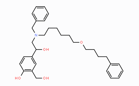 MC447799 | 934842-69-0 | 4-(2-(benzyl(6-(4-phenylbutoxy)hexyl)amino)-1-hydroxyethyl)-2-(hydroxymethyl)phenol