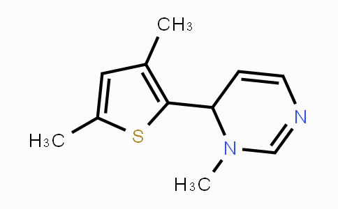 CAS No. 1449703-00-7, 6-(3,5-dimethylthiophen-2-yl)-1-methyl-1,6-dihydropyrimidine
