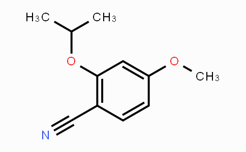 548472-47-5 | 2-isopropoxy-4-methoxybenzonitrile