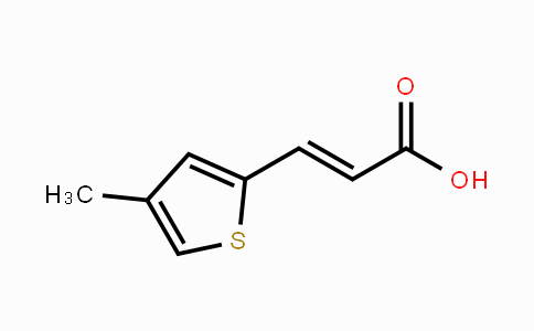 CAS No. 5834-14-0, 3-(4-methylthiophen-2-yl)acrylic acid