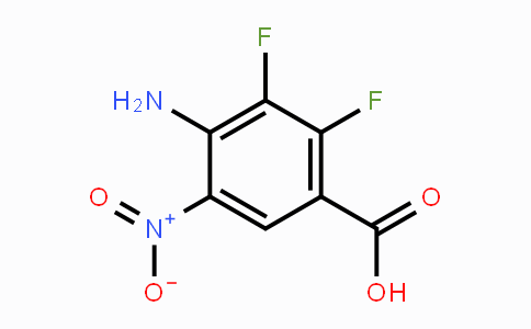 CAS No. 284030-57-5, 4-amino-2,3-difluoro-5-nitrobenzoic acid
