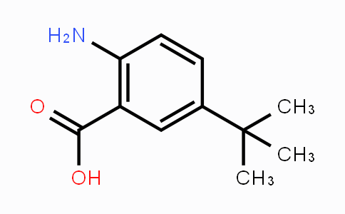 CAS No. 2475-77-6, 2-amino-5-tert-butylbenzoic acid