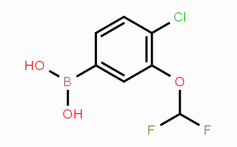 CAS No. 1310949-72-4, 4-Chloro-3-(difluoromethoxy)phenylboronic acid