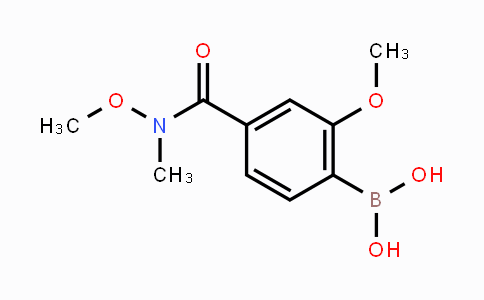 2-Methoxy-4-(n-methoxy-n-methylcarbamoyl)phenylboronic acid