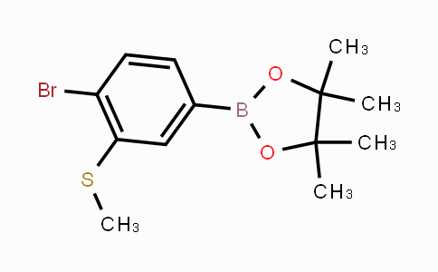 4-Bromo-3-(methylthio)phenylboronic acid pinacol ester