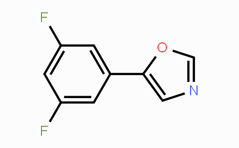CAS No. 1235340-39-2, 5-(3,5-Difluorophenyl)-1,3-oxazole