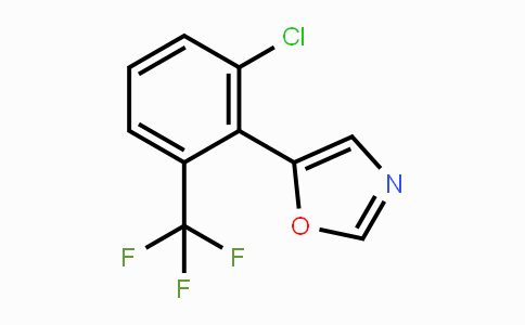 CAS No. 2153286-34-9, 5-[2-Chloro-6-(trifluoromethyl)phenyl]--1,3-oxazole