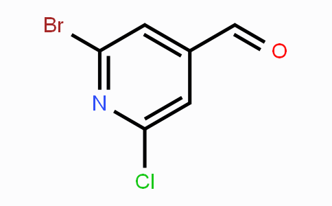 CAS No. 1060811-22-4, 2-Bromo-6-chloropyridine-4-carbaldehyde
