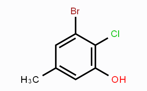 CAS No. 2092623-34-0, 3-Bromo-2-chloro-5-methylphenol