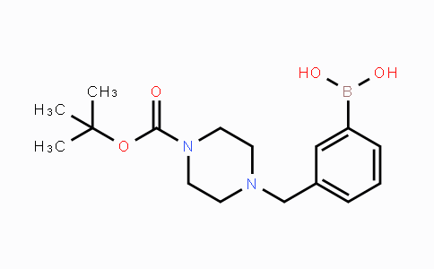 CAS No. 865314-28-9, (3-((4-(Tert-butoxycarbonyl)piperazin-1-yl)methyl)phenyl)boronic acid
