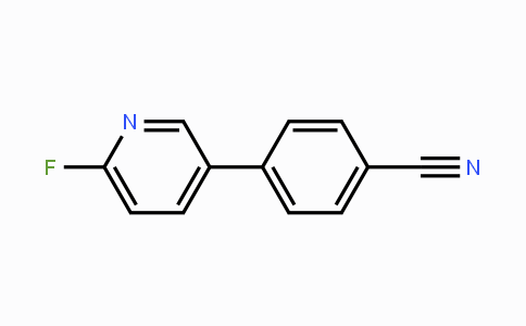 CAS No. 832735-44-1, 4-(6-Fluoro-3-pyridinyl)benzonitrile