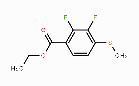 CAS No. 2116940-92-0, Ethyl 2,3-difluoro-4-(methylthio)benzoate