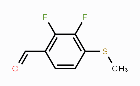 CAS No. 1785584-66-8, 2,3-Difluoro-4-(methylthio)benzaldehyde