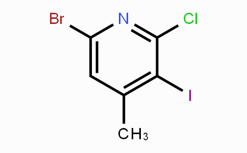 CAS No. 1823934-07-1, 6-Bromo-2-chloro-3-iodo-4-methylpyridine