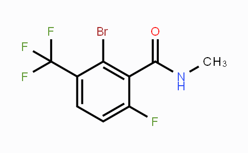 2-Bromo-6-fluoro-N-methyl-3-(trifluoromethyl)benzamide