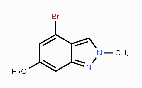 CAS No. 1159511-87-1, 4-Bromo-2,6-dimethyl-2H-indazole