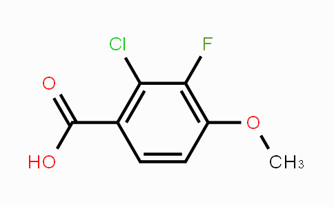 CAS No. 1824142-37-1, 2-Chloro-3-fluoro-4-methoxybenzoic acid