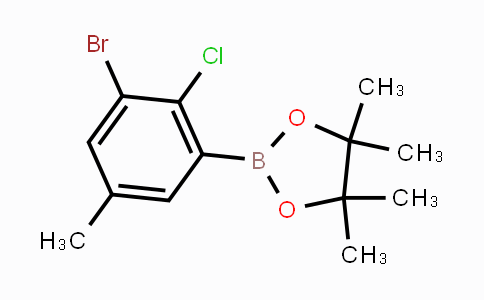 2-(3-Bromo-2-chloro-5-methylphenyl)-4,4,5,5-tetramethyl-1,3,2-dioxaborolane