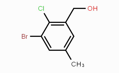 CAS No. 2090528-44-0, (3-Bromo-2-chloro-5-methylphenyl)methanol