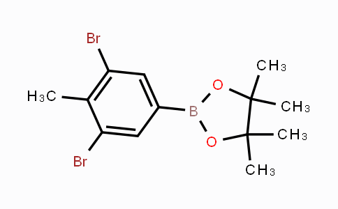 CAS No. 1236348-90-5, 3,5-Dibromo-4-methylphenylboronic acid pinacol ester