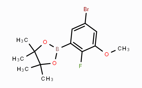 CAS No. 1638847-72-9, 5-Bromo-2-fluoro-3-methoxyphenylboronic acid pinacol ester