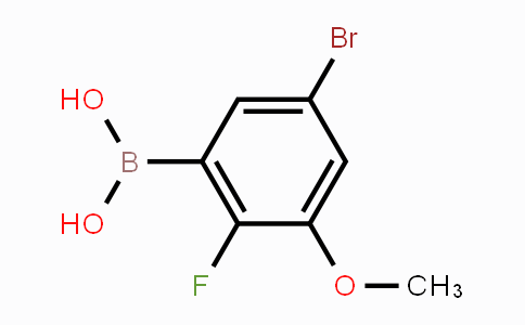 5-Bromo-2-fluoro-3-methoxyphenylboronic acid