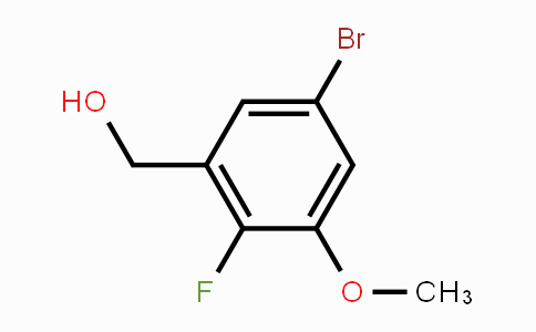 CAS No. 1780693-30-2, 5-Bromo-2-fluoro-3-methoxybenzyl alcohol