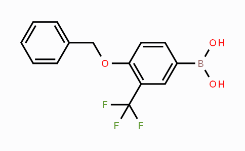 CAS No. 1245014-05-4, 4-(Benzyloxy)-3-(trifluoromethyl)phenylboronic acid