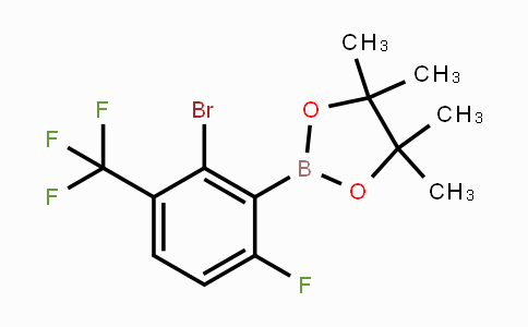 2-Bromo-6-fluoro-3-trifluoromethylphenylboronic acid pinacol ester