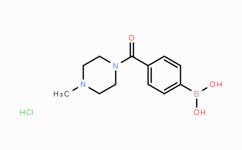 CAS No. 913835-43-5, 4-(4-Methylpiperazine-1-carbonyl)phenylboronic acid hydrochloride