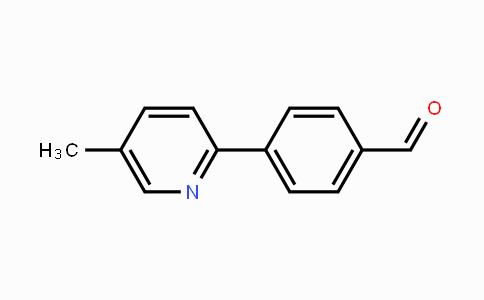 CAS No. 1008744-15-7, 4-(5-Methylpyridin-2-yl)benzaldehyde