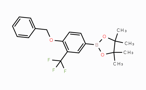 CAS No. 1257078-54-8, 4-(Benzyloxy)-3-(trifluoromethyl)phenylboronic acid pinacol ester