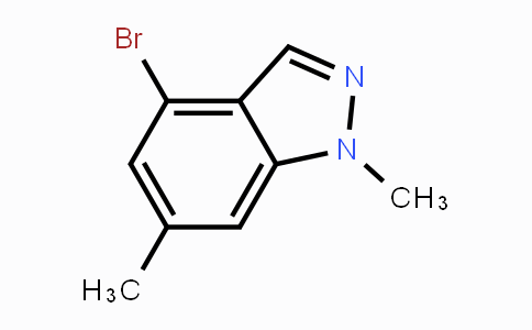 CAS No. 1159511-78-0, 4-Bromo-1,6-dimethyl-1H-indazole
