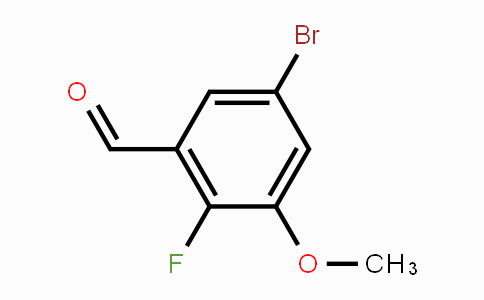 CAS No. 1779832-66-4, 5-Bromo-2-fluoro-3-methoxybenzaldehyde