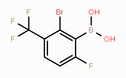 2-Bromo-6-fluoro-3-trifluoromethylphenylboronic acid