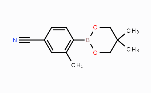 CAS No. 2231089-47-5, 4-(5,5-Dimethyl-1,3,2-dioxaborinan-2-yl)-3-methyl-benzonitrile