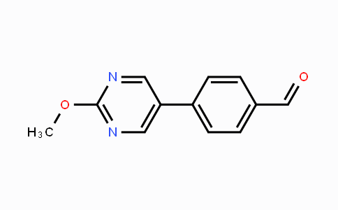 CAS No. 1785548-22-2, 4-(2-Methoxypyrimidin-5-yl)benzaldehyde