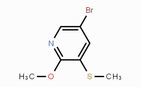 CAS No. 1780085-57-5, 5-Bromo-2-methoxy-3-(methylthio)pyridine