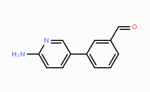 CAS No. 1314988-52-7, 3-(6-Aminopyridin-3-yl)benzaldehyde